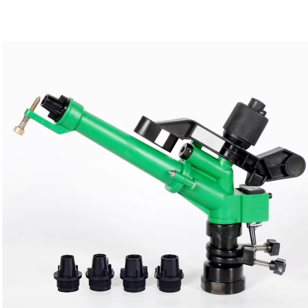 Premium Plastic 1.5 Inch PVC Rain Gun – 210 Ft Diameter Coverage | Heavy Duty Agriculture Irrigation Sprinkler