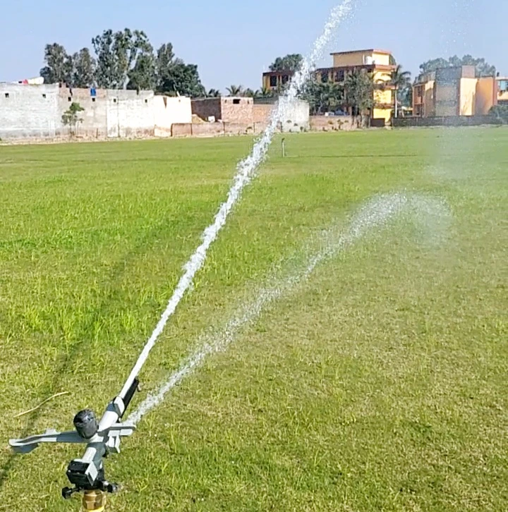 Automatic 1.25 Inch Rain Gun With 4 Leg Stand – 180 Ft Diameter Coverage | Heavy Duty Agriculture Irrigation Rain Gun thumbnail
